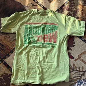 Green Graphic Mountain Dew T-Shirt